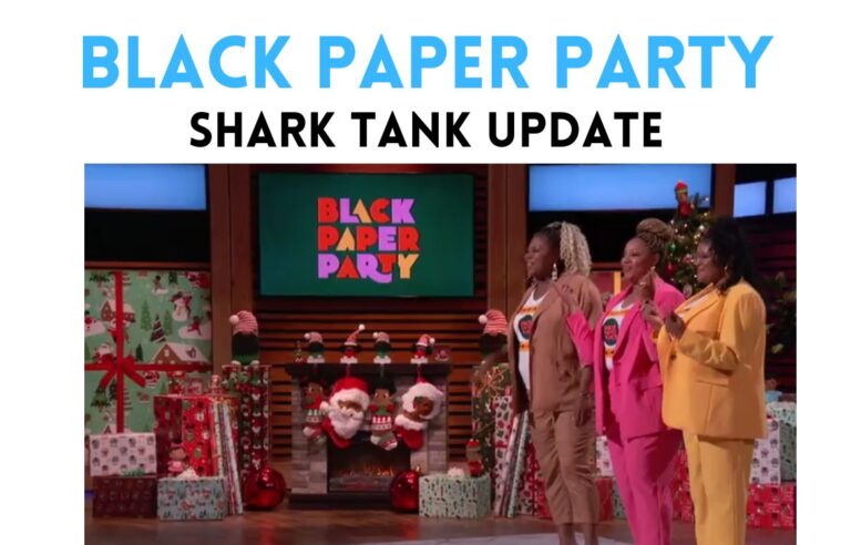 black paper party shark tank update